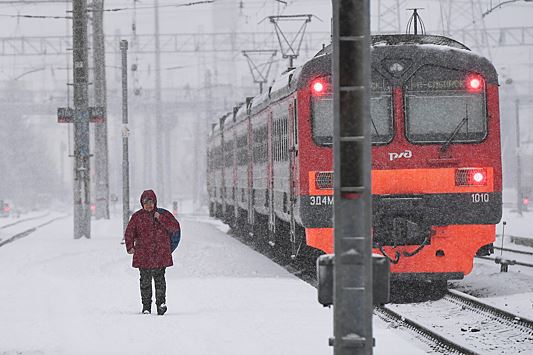 Московские железнодорожники готовятся к усиленному режиму из-за снегопада