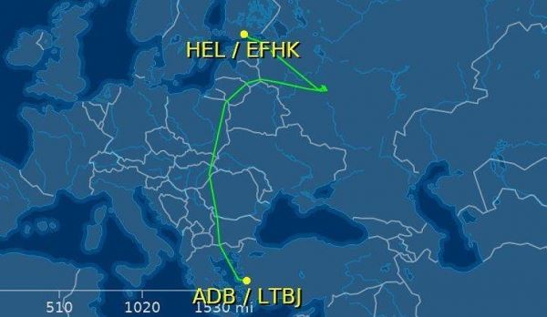 Пассажиры рейса Измир – Москва застряли в Хельсинки