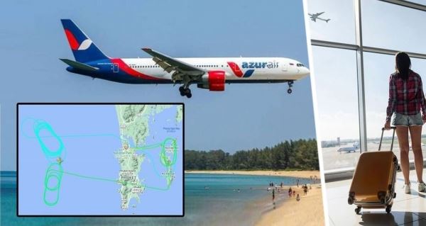 При вылете в Таиланд все были в шоке, а на Пхукете самолет с российским туристами несколько часов загадочно кружил над морем