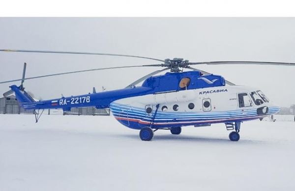 Флот авиакомпании "КрасАвиа" пополнился новым вертолетом 