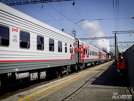 На новогодние праздники из Оренбурга будет курсировать больше поездов